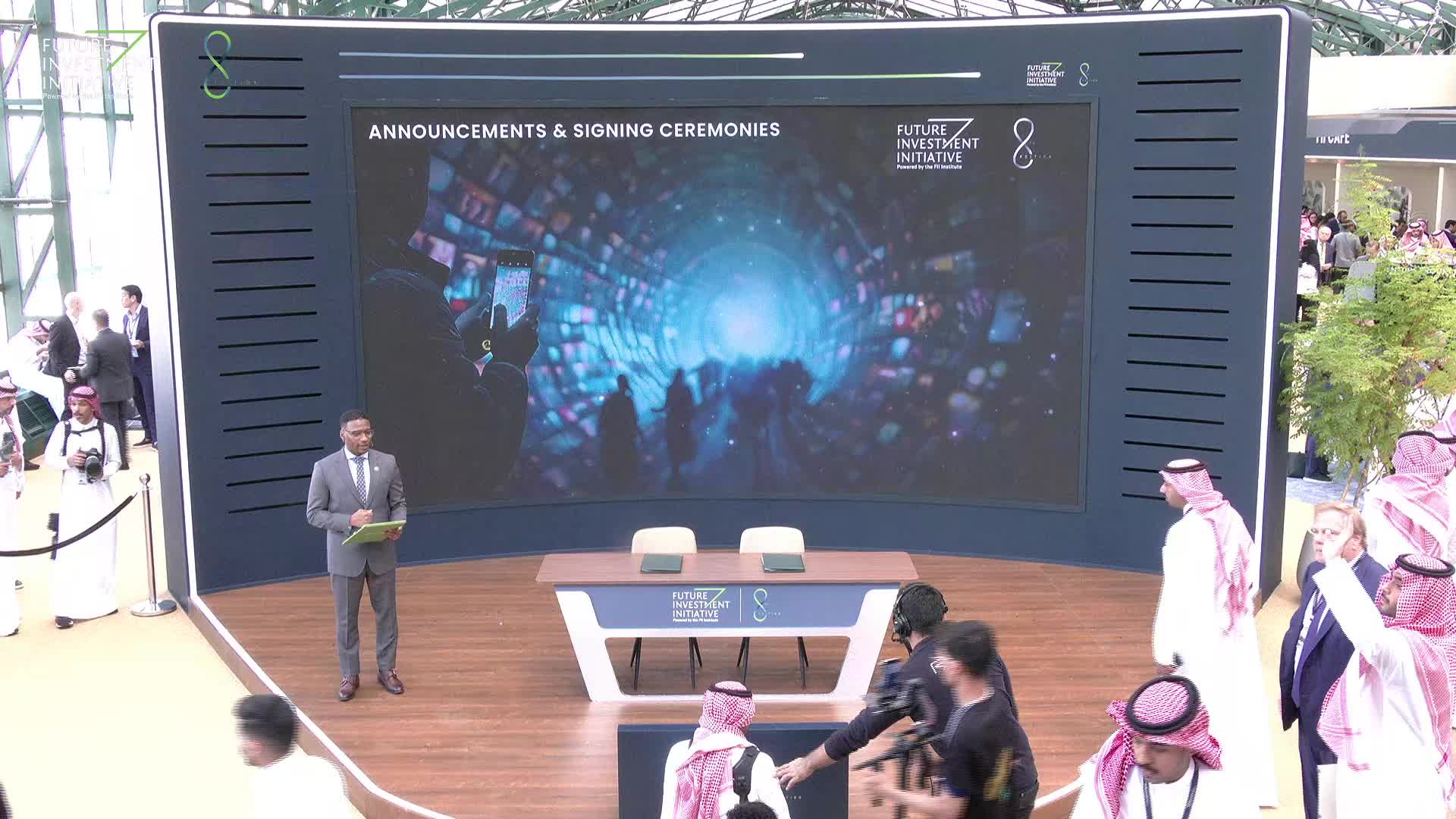ANNOUNCEMENT &amp; SIGNING CEREMONY
