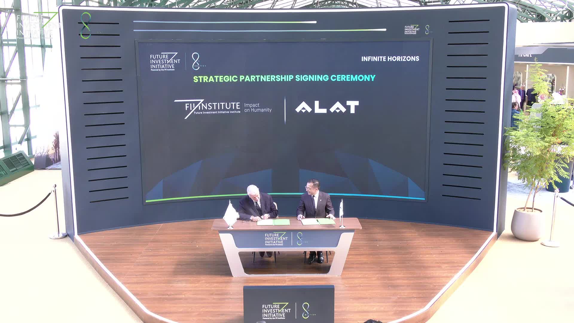 FII INSTITUTE STRATEGIC PARTNER SIGNING CEREMONIES